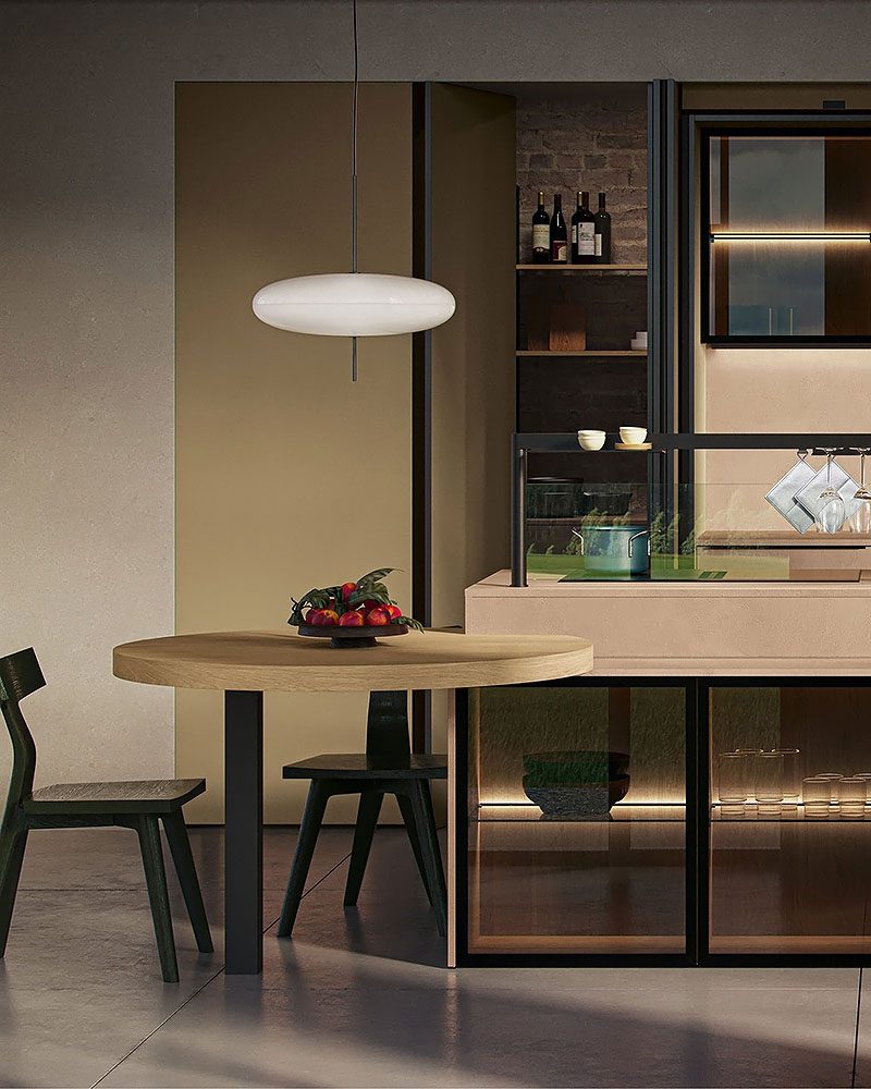 MK9 Industrial Style, Gentili Cucine � ������, ������� ����� � ������ � �������� ����.