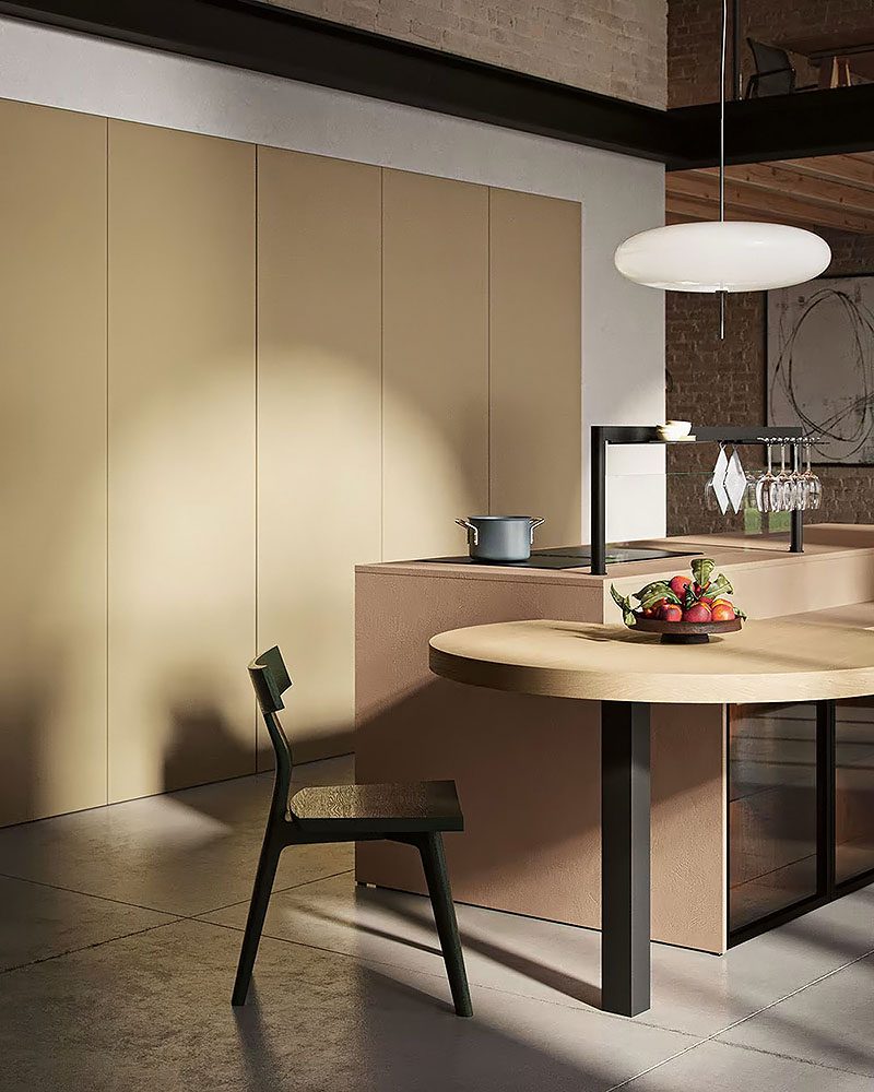 MK9 Industrial Style, Gentili Cucine � ������, ��������� ������ � �������� ����.