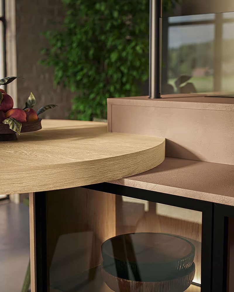MK9 Industrial Style, Gentili Cucine � ������, ��������� ������ � ������� ���� � ���� �� �������.