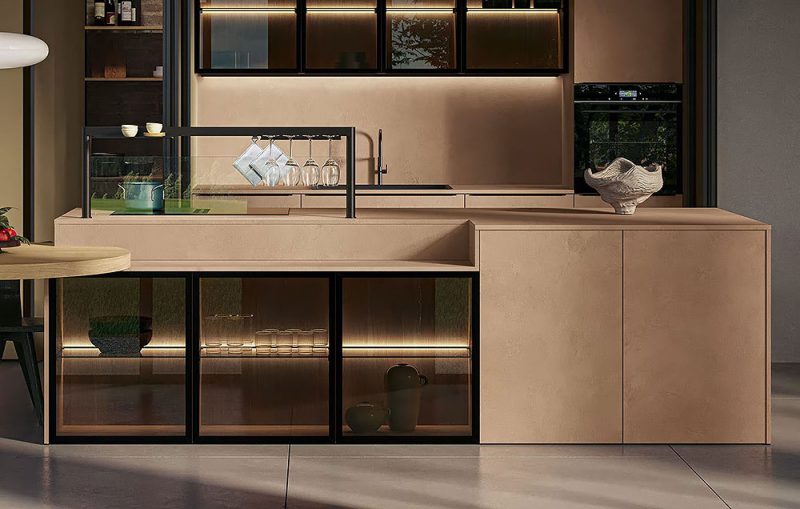 MK9 Industrial Style, Gentili Cucine � ������, ��������� ������ ��� �������� ����� � LED ����������.