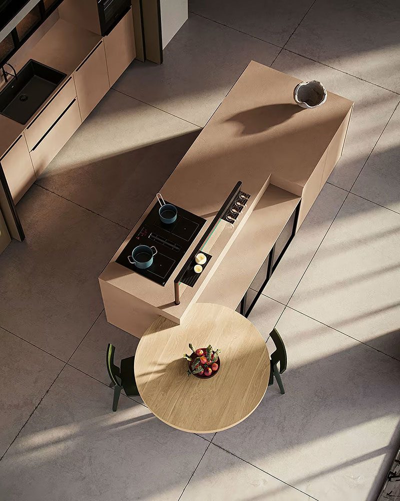 MK9 Industrial Style, Gentili Cucine � ������, ������� ����� � ������ � ������� ���� � ���� �� �������.