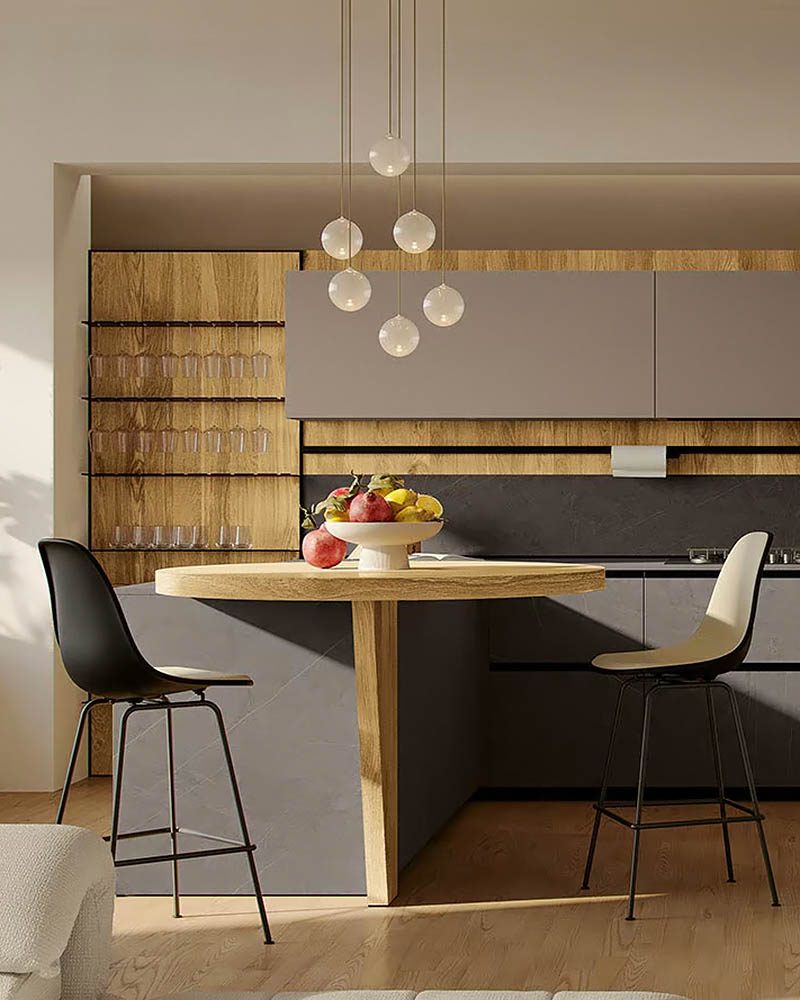 MK11 Contemporary Flexibility, Gentili Cucine � ������. ���������� ����� � ���������� � ���� �� �������.