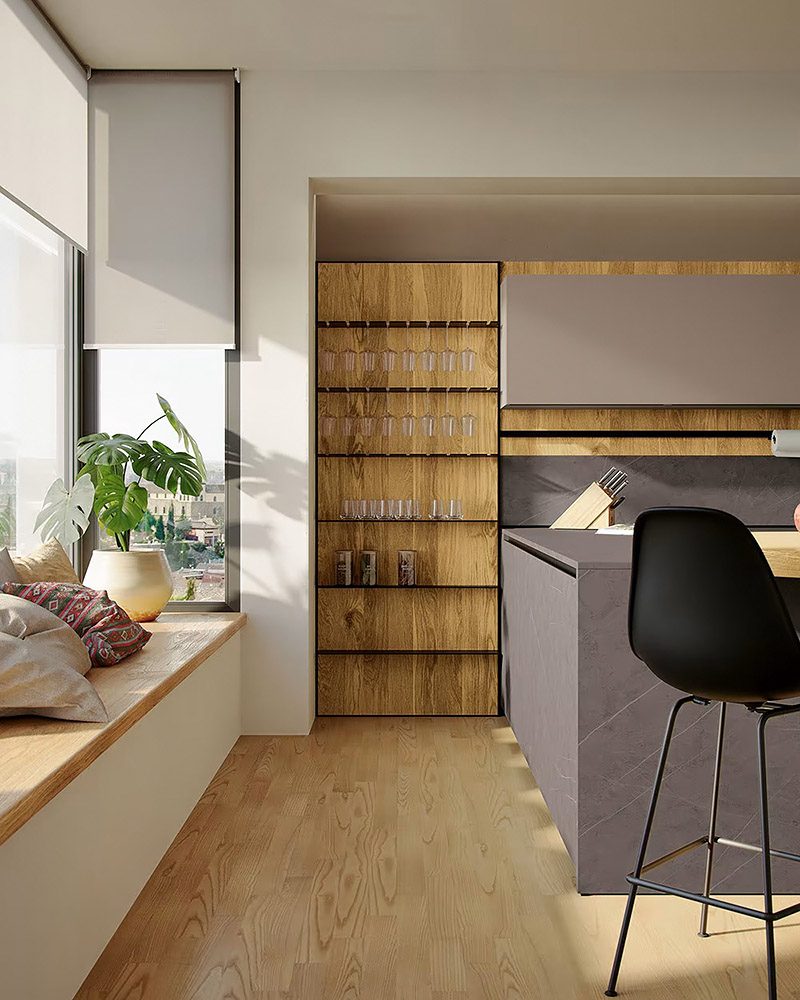 MK11 Contemporary Flexibility, Gentili Cucine � ������. ����� � ������ ������� � �������.