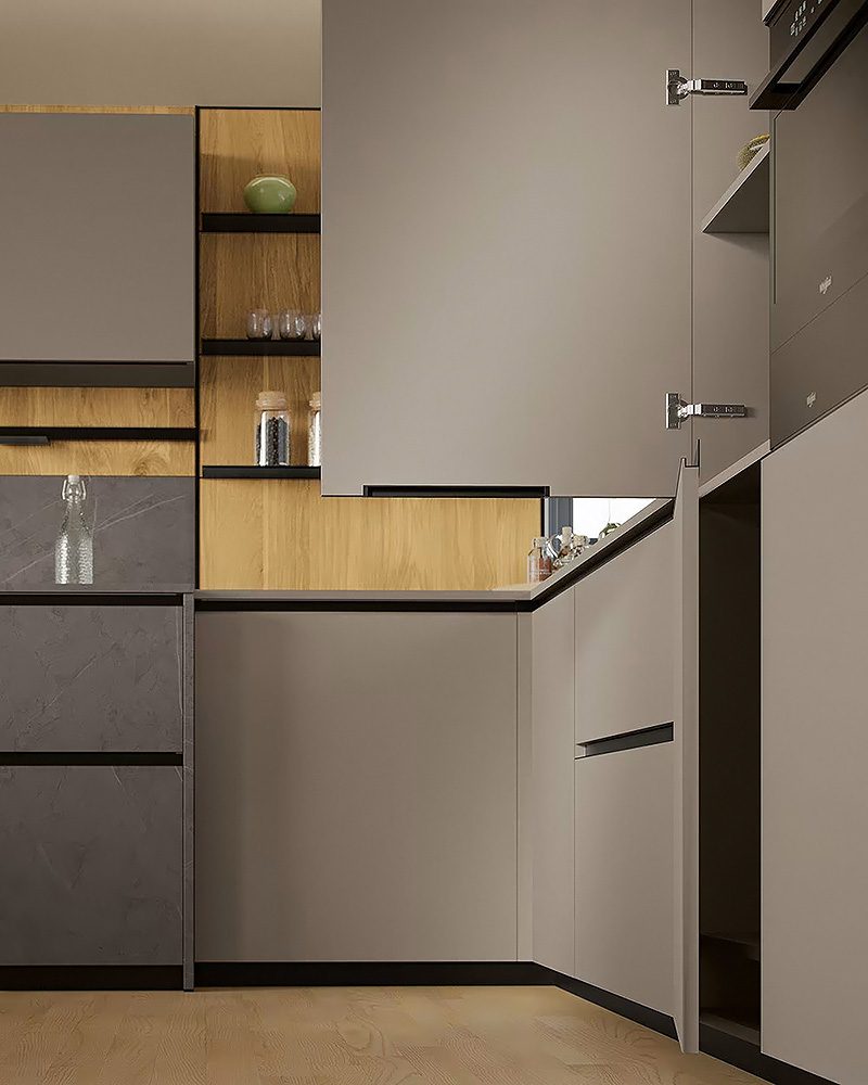MK11 Contemporary Flexibility, Gentili Cucine � ������. ������� ������� ����� � ������� � �������� ������.