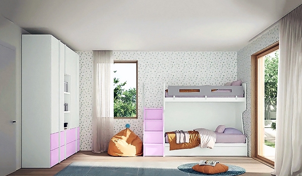  1-2-3,  Volo Bunk Beds, Colombini.        .