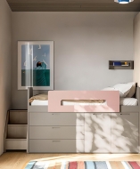 Композиция Space Saving 49, производител Mistral, Италия. Цялостни решения за детска стая, спестяващи пространство. Висок клас и