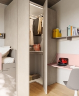Композиция Space Saving 49, производител Mistral, Италия. Цялостни решения за детска стая, спестяващи пространство. Висок клас и