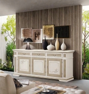 Колекция Shabby. Производител - Vaccari Cav. Giovanni. Луксозна италианска корпусна мебел за дневна в провансалски стил. Италиан