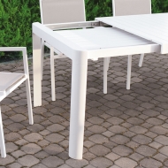 Разтегателна градинска маса, модел  Alluminia Table. Производител La Seggiola, Италия.