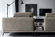 Модел Babila. Производител - Nicoline, Италия. Луксозен италиански модулен диван с релакс механизми и кожена или текстилна тапиц