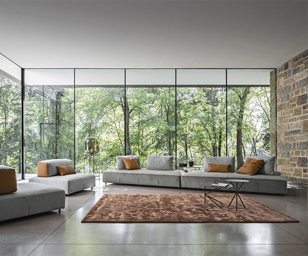 Bresso, Nicoline. Модерна италианска модулна мека мебел с разнообразие от елементи - прави, ъглови,двойни, тройни и др.
