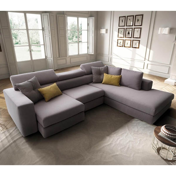 Модерна модулна мека мебел с механизми за промяна дълбочината на сядане и височината на облягане. Модел Paloma, Le Comfort. Моде