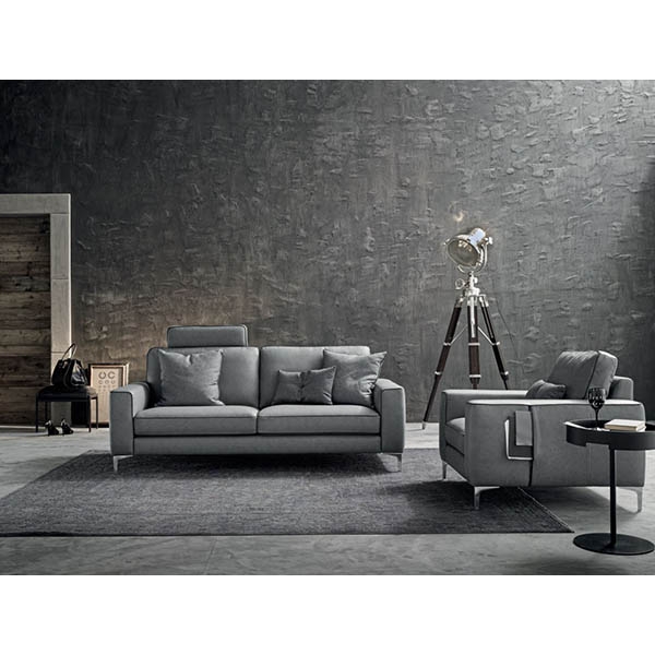 Модерни италиански дивани с кожена тапицерия. Разнообразие от модули - 2-ки, 3-ки, лежанки, ъглови дивани и др. Модел Russel. Le