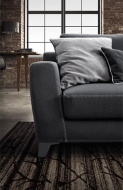 Модел Vincent. Производител Le Comfort, Италия. Модерен италиански модулен диван. Луксозна италианска мека мебел - прави, ъглови