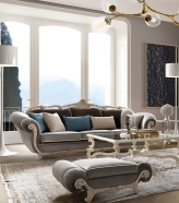 Колекция Tornabuoni, комбинация 2. Производител Andrea Fanfani. Цялостно обзавеждане за дневна с класически дизайн. Луксозни ита
