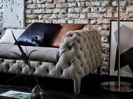 Модел Windsor. Arketipo, Италия. Модерен италиански диван с кожена или текстилна тапицерия. Луксозна италианска мека мебел - пра