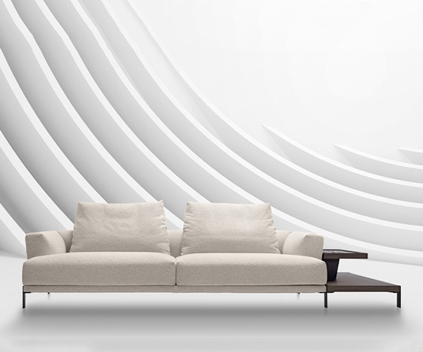 That’s Life, Arketipo. Модерен италиански диван със структура от висококачествена дървесина и кожена или текстилна тапицерия.