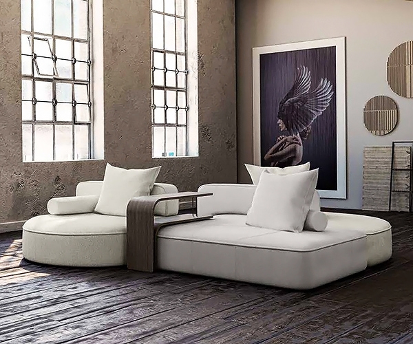 Back Pack, Arketipo. Модерни луксозни италиански модулни дивани с кожена или текстилна тапицерия. 