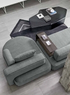  Модел Back Pack. Arketipo, Италия. Луксозни италиански модулни дивани с кожена или текстилна тапицерия. Модерно италианско обза