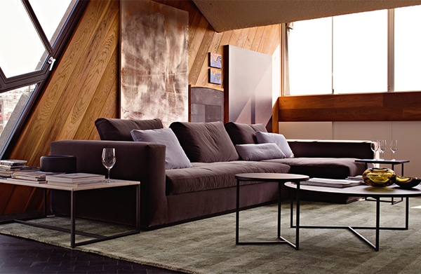 Модел Marea. Производител Arketipo, Италия. Модерен италиански модулен диван. Луксозна италианска мека мебел - прави, ъглови див