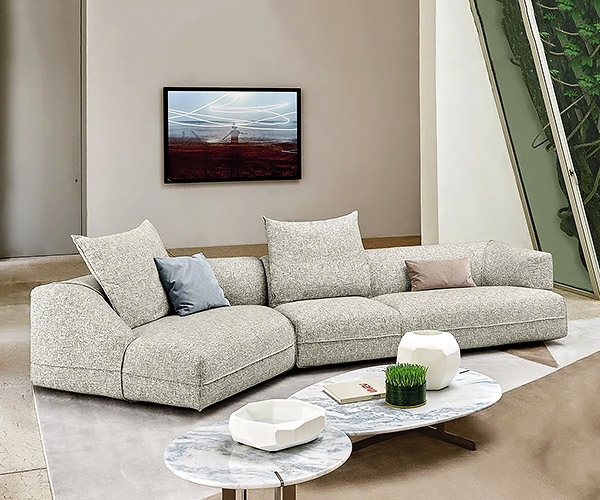 Starman, Arketipo. Модерен италиански модулен диван със структура от масив и тапицерия от кожа или текстил.