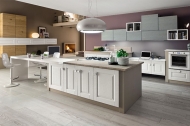 Луксозна италианска модулна кухня с модерен дизайн, модел Zenzero. Производител Arrex, Италия.