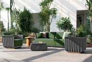 Колекция Bellagio. Производител Atmosphera, Италия. Комфортен диван и луксозно градинско кресло, с италиансо качество.
