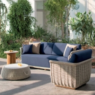 Колекция Bellagio. Производител Atmosphera, Италия. Комфортен диван и луксозно градинско кресло, с италиансо качество.