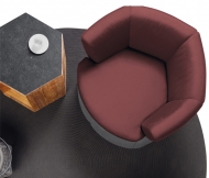 Модел Moka. Производител Atmosphera, Италия. Луксозно градинско кресло, с изцяло сваляща се, подходяща за външни условия тапицер