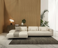  Модел Billie. Производител Horm, Италия. Модерен италиански модулен диван с тапицерия от текстил. Модерна италианска мека мебел