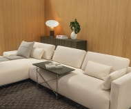  Модел Billie. Производител Horm, Италия. Модерен италиански модулен диван с тапицерия от текстил. Модерна италианска мека мебел