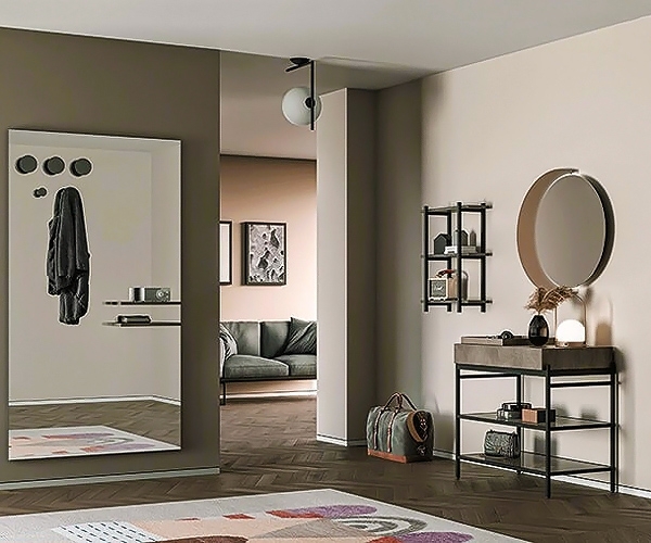 Колекция Domi, Birex. Модерни италиански мебели за коридор или антре.