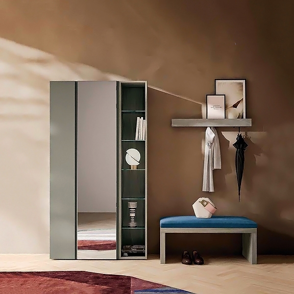 Колекция Sixty, Birex. Модерни италиански мебели за антре и коридор - портманта, шкафове за обувки, гардероби и др.