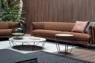 Модел Arbor. Производител Bonaldo, Италия. Модерни италиански холни маси с кръгъл плот. Луксозни италиански мебели за всекидневн