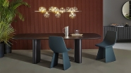 Модел Geometric. Производител Bonaldo, Италия. Модерна италианска трапезна маса. Луксозни италиански мебели за трапезария - маси