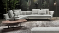 Модел Lovy. Производител Bonaldo, Италия. Дизайнерски италиански диван с текстилна  тапицерия. Модерна италианска мека мебел - п