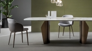 Модел My Way. Производител Bonaldo, Италия. Луксозен италиански стол с подлакътници. Модерни италиански трапезни столове и маси,