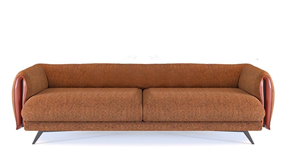 Модел Saddle. Производител Bonaldo, Италия. Модерен италиански модулен диван със сваляща се, текстилна или кожена тапицерия. Лук