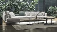 Модел Soft Island. Производител Bonaldo, Италия. Модерна италианска модулна мека мебел с кожена или текстилна тапицерия. Луксозн