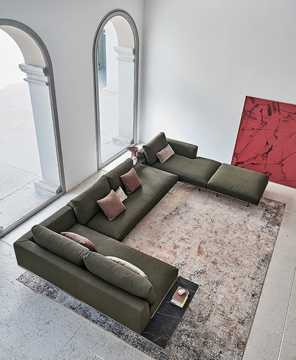Модел Dakota. Производител Bontempi, Италия. Модерен италиански модулен диван. Луксозна италианска мека мебел - дивани, кресла, 