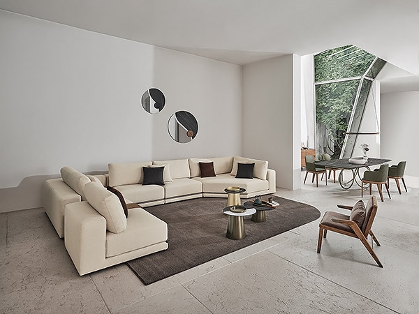 Модел Pitagora. Производител Bontempi, Италия. Модерен италиански модулен диван. Луксозна италианска мека мебел - дивани, кресла