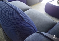 Модел Lazy. Производител Calia, Италия. Модерен италиански модулен диван с релакс механизми, регулиращи позицията на облегалката