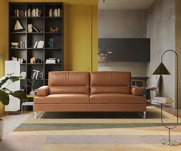 Magnum, Calia. Луксозен италиански диван с релакс механизъм и тапицерия от кожа, текстил или микрофибър.