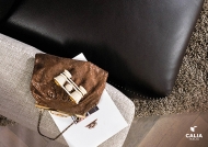 Модел Modula. Производител Calia, Италия. Модерен италиански модулен диван с кожена или текстилна тапицерия. Луксозна италианска