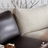 Модел Modula. Производител Calia, Италия. Модерен италиански модулен диван с кожена или текстилна тапицерия. Луксозна италианска