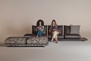 Модел Pralin . Производител Calia, Италия. Луксозен италиански модулен диван. Модерна италианска модулна мека мебел - дивани, кр