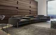 Модел Romeo Relax. Производител Calia, Италия. Модерен италиански модулен диван с релакс механизми и кожена или текстилна тапице