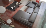 Модел Romeo Relax. Производител Calia, Италия. Модерен италиански модулен диван с релакс механизми и кожена или текстилна тапице