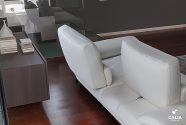 Модел Fly. Производител Calia, Италия. Луксозна италианска модулна мека мебел с релакс механизми. Модерни италиански дивани, кре