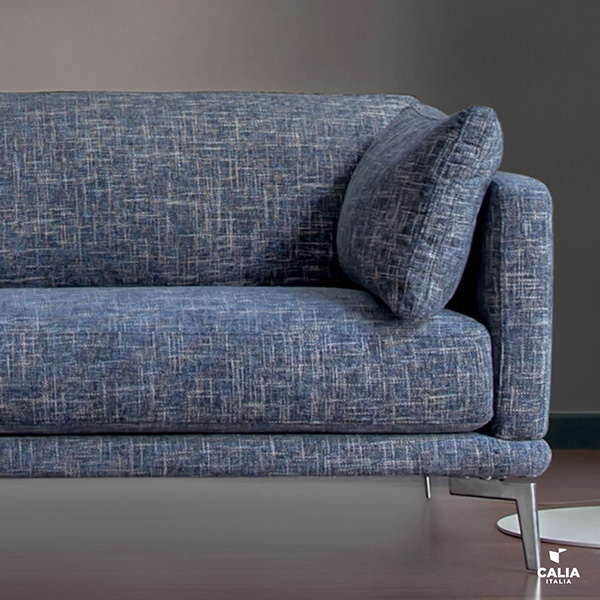 Модел Genius Loci. Производител Calia, Италия. Луксозен италиански модулен диван с релакс механизъм и тапицерия от текстил, кожа
